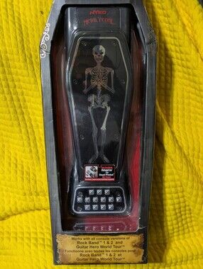 NYKO Coffin METAL PEDAL🔥 RockBand 1/2 + Guitar Hero World Tour👉NIB